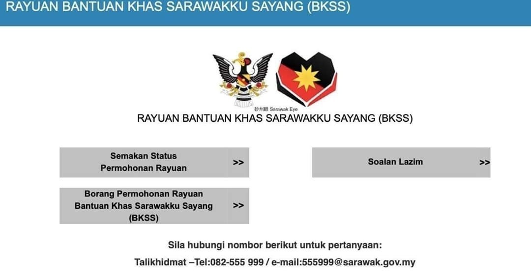 Cara Mohon Rayuan Bantuan Khas Sarawakku Sayang Secara Online Bkss