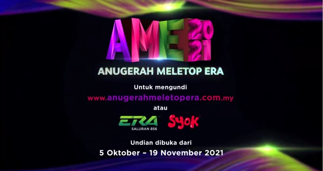 Cara Undi Anugerah Meletop Era 2021 Online